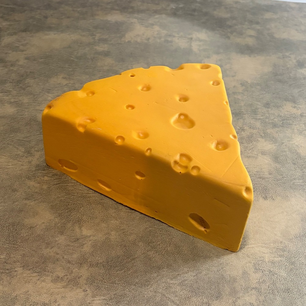 Scofield Souvenir Cheese Wedge Hat Packers‎ Yellow VTG 90s Cheesehead Foam